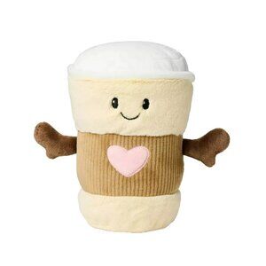 Gigglescape 6" Coffee Latte Cup Plush Toy Soft Stuffed Animal Valentines Day